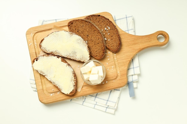 Sliced bread and butter