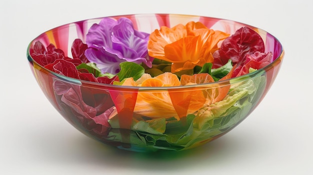 Bowl of colorful salad